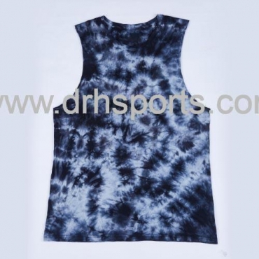 Blue Tie Dye Singlet Manufacturers, Wholesale Suppliers in USA
